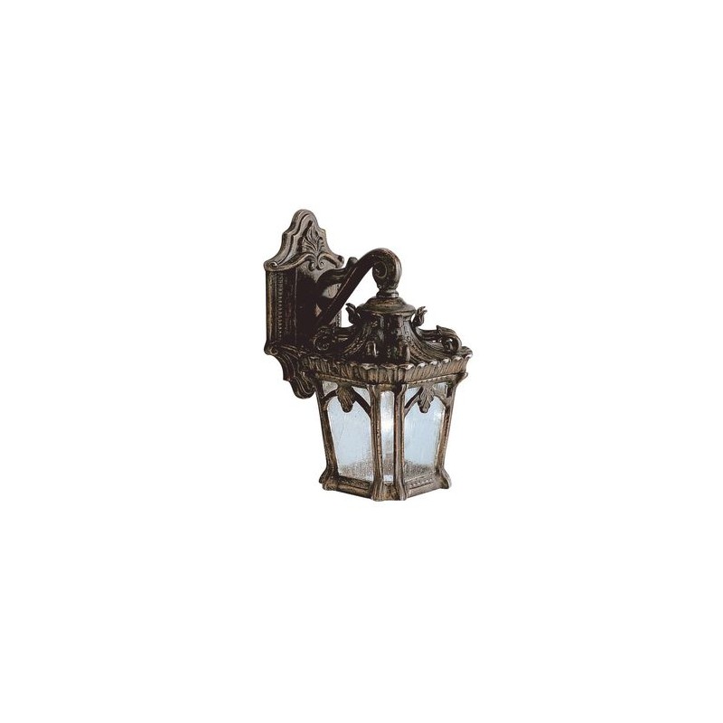 Applique Murale Tournai H 26,7cm 1x100W Fer forgé doré ELSTEAD LIGHTING kltournai2s