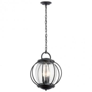 Suspension Exterieur Vandalia Noir 3x60W E14 KICHLER KL-VANDALIA8-L