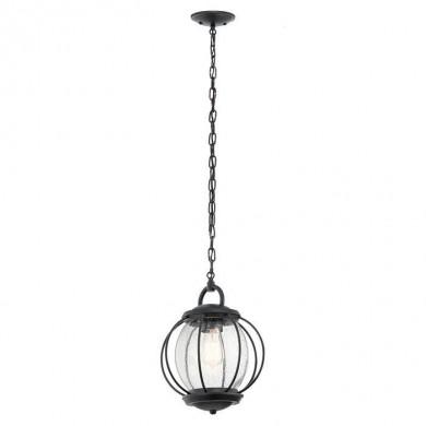 Suspension Exterieur Vandalia Noir 1x60W E27 KICHLER KL-VANDALIA8-M