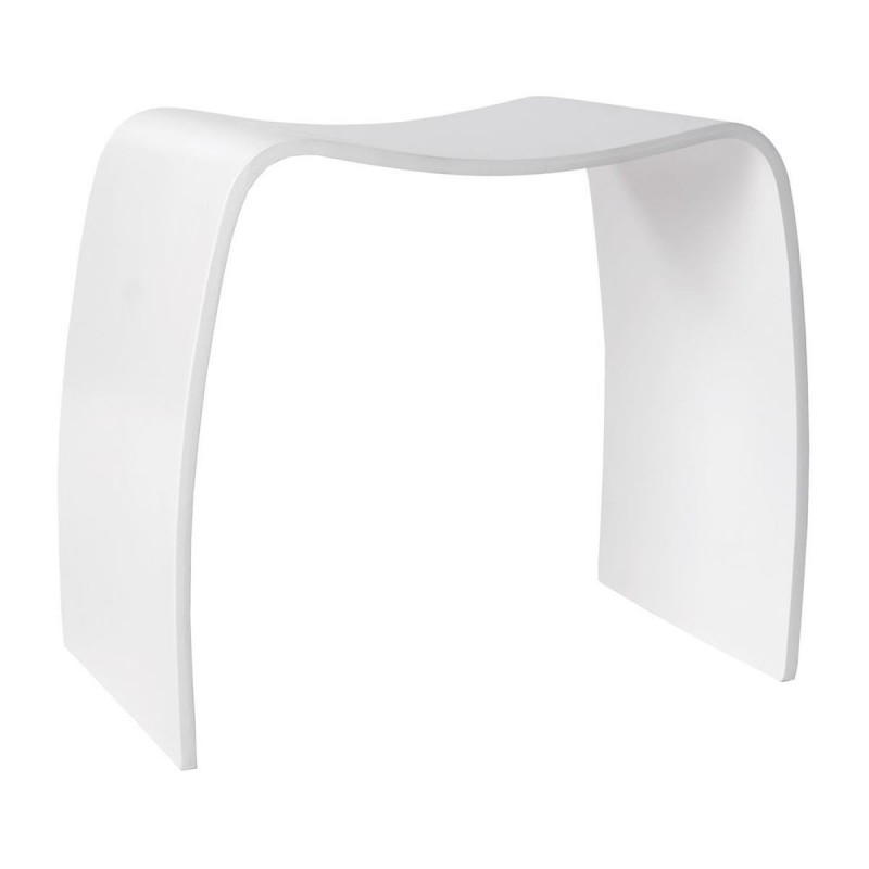 Tabouret Bas Mitch Blanc  LS00210WH