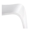 Tabouret Bas Mitch Blanc  LS00210WH