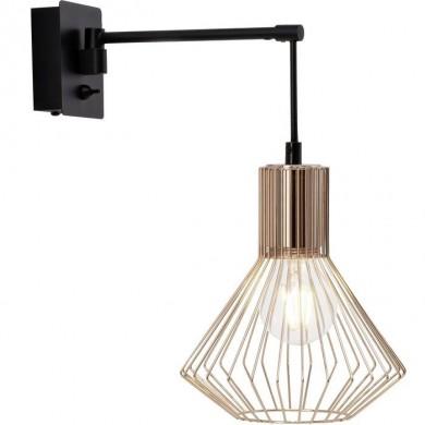 Applique Déportée DALMA 1x60W E27 Noir-cuivre BRI_21090_76 21090/76 Applique Déportée DALMA 1x60W E27 Noir-cuivre BRILLIANT 21090/76