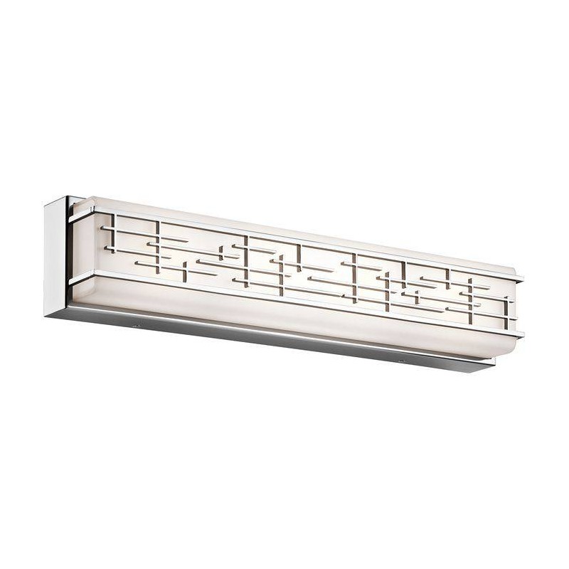 Applique Murale Exterieur Zolon Chrome 4x28W LED KICHLER KL-ZOLON-L BATH