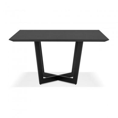 Table à manger carrée Wafae Noir  DT02660BLBL