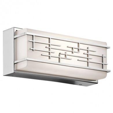 Applique Murale Exterieur Zolon Chrome 2x14W LED KICHLER KL-ZOLON-S BATH