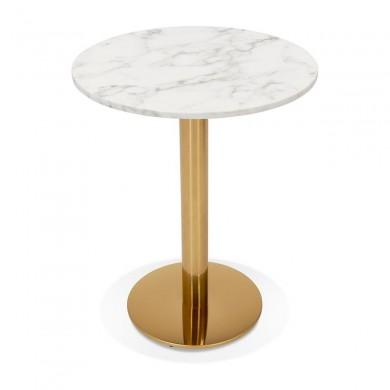 Table à manger Odeo Blanc Or KO_DT02480WHGO DT02480WHGO Table à manger Odeo Blanc Or DT02480WHGO