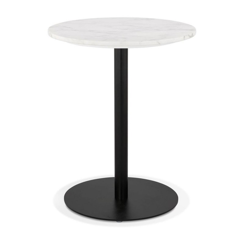 Table à manger Yuga Blanc Noir  DT02380WHBL