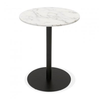 Table à manger Yuga Blanc Noir  DT02380WHBL