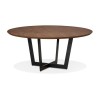 Table industrielle ronde Marisa Noyer Noir  DT02230WABL