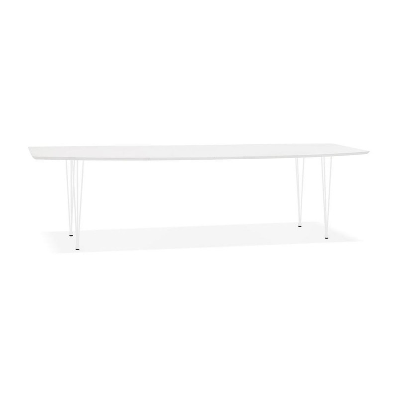 Table à manger extensible Diamanto Blanc  DT02180WHWH