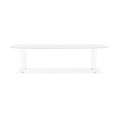 Table à manger extensible Diamanto Blanc  DT02180WHWH