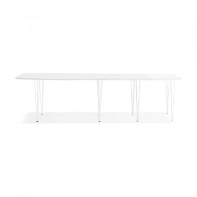Table à manger extensible Diamanto Blanc  DT02180WHWH