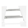 Table à manger extensible Diamanto Blanc  DT02180WHWH