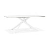 Table à manger rectangulaire Viedma Blanc  DT01230WHWH