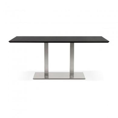 Table à manger rectangulaire Recta Noir L180  DT00930BL