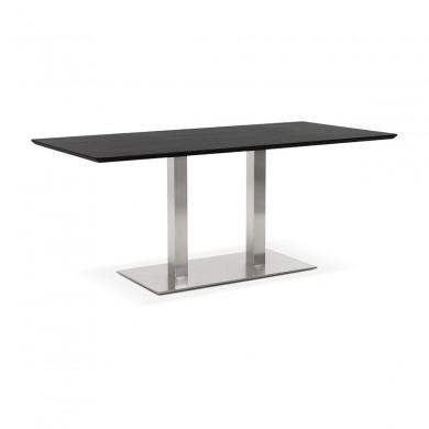 Table à manger rectangulaire Recta Noir L180  DT00930BL