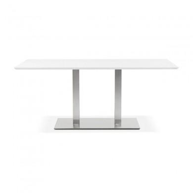 Table à manger rectangulaire Recta Blanc L180  DT00910WH