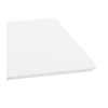 Table à manger rectangulaire Recta Blanc L180  DT00910WH