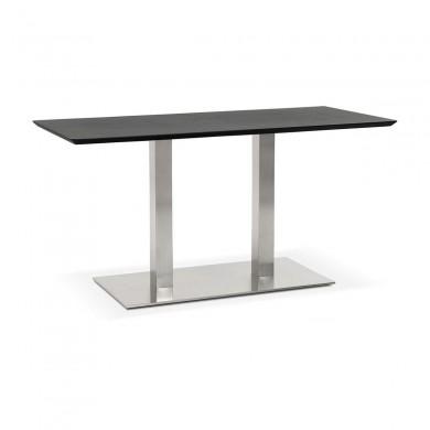 Table à manger rectangulaire Recta Noir L150  DT00890BL