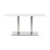 Table à manger rectangulaire Recta Blanc L150  DT00870WH