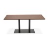 Table industrielle rectangulaire Jakadi Noyer L180  DT00820WA