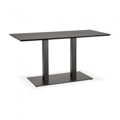 Table à manger rectangulaire Jakadi Noir L150  DT00800BL