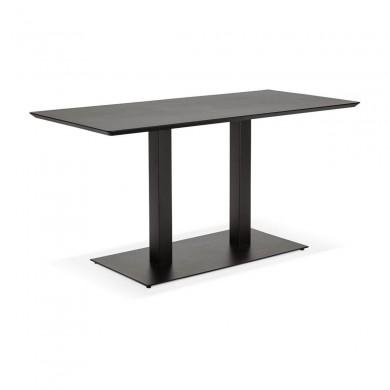 Table à manger rectangulaire Jakadi Noir L150  DT00800BL