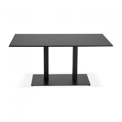 Table à manger rectangulaire Vaxa Noir  DT00780BL