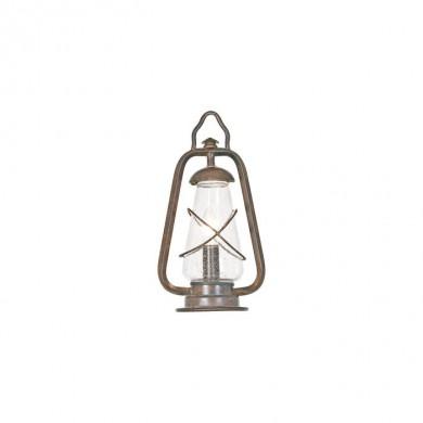 Borne Potelet Miners 1x60W Bronze foncé ELSTEAD LIGHTING minerspedestal