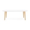 Table à manger extensible Nunavut Blanc  DT00570WH