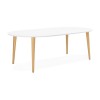 Table à manger extensible Nunavut Blanc  DT00570WH
