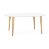 Table à manger extensible Nunavut Blanc  DT00570WH