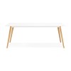 Table à manger rectangulaire Sally Blanc  DT00560WH