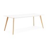 Table à manger rectangulaire Sally Blanc  DT00560WH