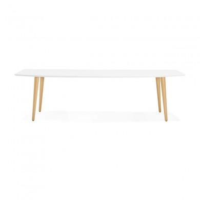 Table à manger extensible Etenda Blanc Naturel  DT00540WHNA