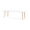 Table à manger extensible Etenda Blanc Naturel  DT00540WHNA