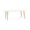 Table à manger extensible Etenda Blanc Naturel  DT00540WHNA