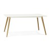 Table à manger rectangulaire Crush Blanc  DT00410WH