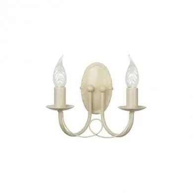Applique Murale Minster 2x60W Blanc doré ELSTEAD LIGHTING mn2ivgld
