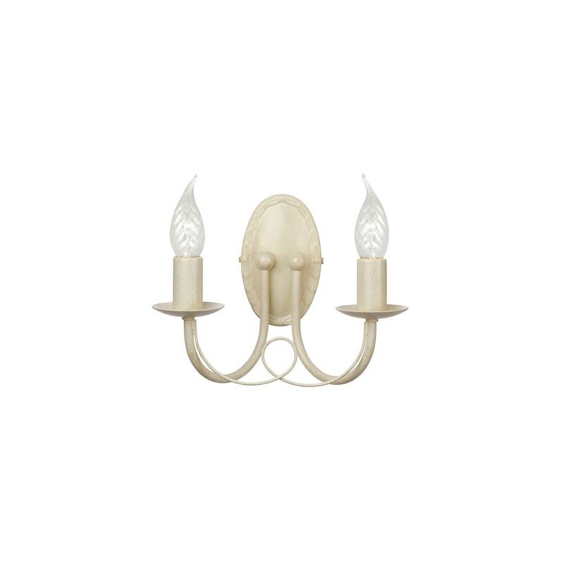 Applique Murale Minster 2x60W Blanc doré ELSTEAD LIGHTING mn2ivgld