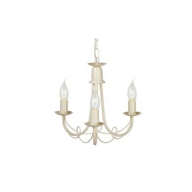 Lustre Minster 3x60W Blanc doré ELSTEAD LIGHTING mn3ivgld