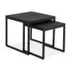 Table Basse Gigogne Gliss Noir  CT01130BLBL