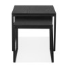 Table Basse Gigogne Gliss Noir  CT01130BLBL