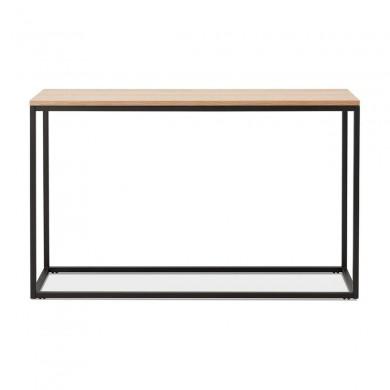 Table Haute Rectangulaire Myriam Naturel Noir  CT00940NABL