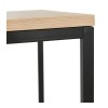 Table Haute Rectangulaire Myriam Naturel Noir  CT00940NABL