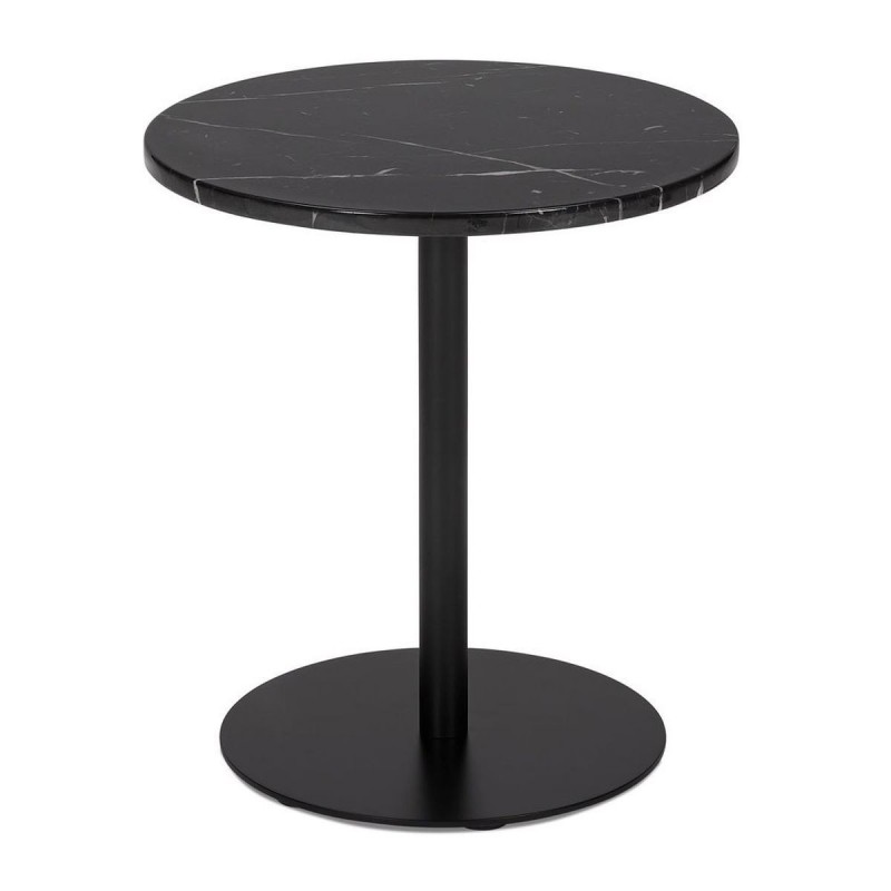 Table Basse Ronde Mineral Noir  CT00820BLBL