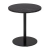 Table Basse Ronde Mineral Noir  CT00820BLBL