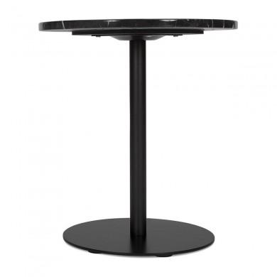 Table Basse Ronde Mineral Noir  CT00820BLBL