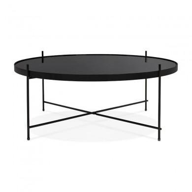 Table Basse Ronde Espejo Big Noir  CT00720BL