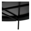 Table Basse Ronde Espejo Medium Noir  CT00690BL